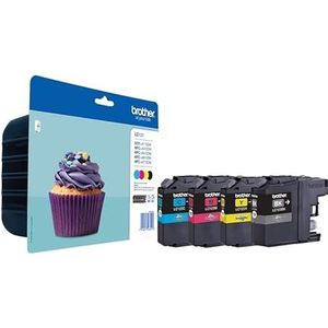 Glowster Tintenpatrone Multipack mit den Farben Schwarz, Cyan, Magenta und Gelb, ideal für den Druck von Dokumenten und Fotos