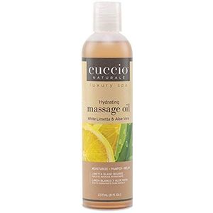 Cuccio Hydrating Massage Oil White Limetta & Aloe Vera 8oz