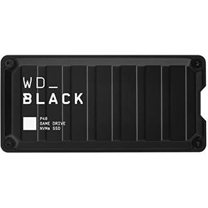 WD_BLACK P40 Game Drive SSD 500 GB externe SSD (WD_BLACK Dashboard, 2.000 MB/s Lesen, 1.950 MB/s Schreiben, SuperSpeed USB 3.2 Gen2x2, 5 Jahre Garantie) Schwarz - auch kompatibel mit PC, Xbox und PS5