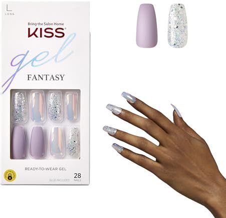 KISS Gel Fantasy Collection Nails- Rainbow Rings