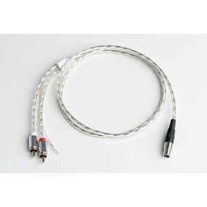 Connect it Phono E RCA/MiniXLR, Spezielles True Balanced-Plattenspielerkabel, 1,23m