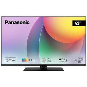 Panasonic TB-43W60AEZ, W60 Serie 43 Zoll 4K Ultra HD LED Smart TV, 2024, TiVo, 4K-Farbengine, Dolby Vision & Atmos, Game Mode Plus, für EIN außergewöhnliches visuelles Erlebnis