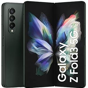 Samsung Galaxy Z Fold3 5G, faltbares Handy, Flexibles, großes 7,6 Zoll Display, 512 GB Speicher, in Phantom Green inkl. 36 Monate Herstellergarantie [Exklusiv bei Amazon]
