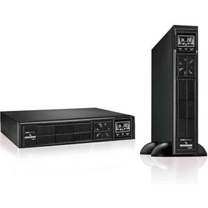 Tecnoware USV EVO DSP PLUS 2400 Unterbrechungsfreie Stromversorgung - Online-Technologie, Installation Tower - 8 IEC-Ausgänge - Autonomie bis zu 40 min - Leistung 2400 VA