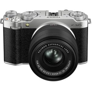 Fujifilm X-M5 Spiegellose Digitalkamera XC15-45mmF3.5-5.6 OIS PZ Objektiv-Kit - Silber