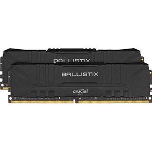 Crucial Ballistix BL2K8G32C16U4B 3200 MHz, DDR4, DRAM, Desktop Gaming Speicher Kit, 16GB (8GB x2), CL16, Schwarz