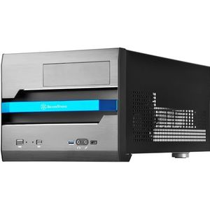 SilverStone SST-SG12B - Sugo Micro ATX Cube Gehäuse, schwarz