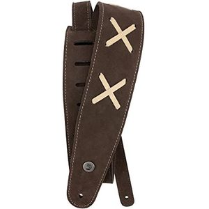 D'Addario, DG Gitarrengurt aus Wildleder, Vintage, 6,4 cm
