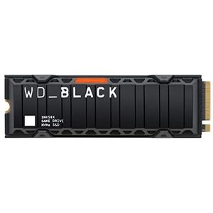 WD_BLACK SN850X NVMe SSD mit Heatsink 4 TB interne SSD (Gaming Speicher, PCIe Gen4-Technologie, Lesen 7.300 MB/s, Schreiben 6.600 MB/s) Schwarz