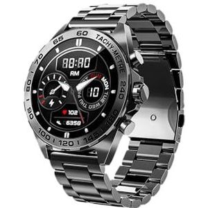 Beafon Smartwatch 501, Herren Armbanduhr, AMOLED Display 1,43“ (3,63cm), inkl. Sportband, Always On, Bluetooth Anruf, Sport Mode 100+, Herzfrequenz, Blutdruck, Schrittzähler, IP67, Schlafmodus