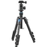 CULLMANN - 52220 - RONDO 400T RB6.5 - Stativ - Reisestativ mit Kugelkopf - Tragkraft 3kg - Packmaß 28cm - Auszugshöhe 89cm - Schwarz