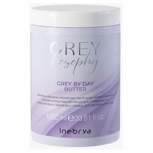 Inebrya Greylosophy Sanfte Reflex-Maske für natürliches graues oder blondes Platinblond, 1000 ml