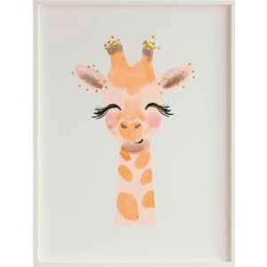 Crochetts Mehrfarbiges Bild, 33 x 43 x 2 cm, Giraffe