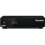 TechniSat HD-S 210 – Kompakter HD Satellitenreceiver (DVB-S/S2, HDMI, USB Mediaplayer, vorinstallierte Sender, Sleeptimer, Fernbedienung) Schwarz