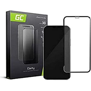 Green Cell Panzerglas für Apple iPhone 12 Pro Max Displayschutzfolie Schutzfolie Schutzglas 9H Härte Anti Kratzern Ultra-dünn Glasfolie Glass Screen Protector Anti-Öl Panzerfolie Tempered Glass