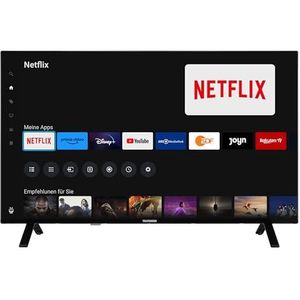 Telefunken QLED Fernseher 43 Zoll Smart TV powered by TiVo (4K UHD, HDR Dolby Vision, Dolby Atmos, Triple-Tuner, 6 Monate HD+ inkl.) QU43TO750S