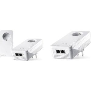 devolo Magic 2 WiFi 6 Starter Kit, WLAN Powerline Adapter & 8815 Magic 2 WiFi 6 Erweiterungsadapter, WLAN Powerline Adapter