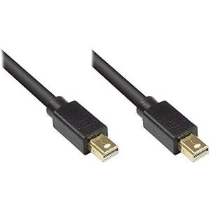 Good Connections Mini-DisplayPort Anschlusskabel - beidseitig MDP Stecker - 4K2K / UHD - 24K vergoldete Kontake - 3-fach Schirmung, Kupferadern (OFC) - schwarz, 1 m