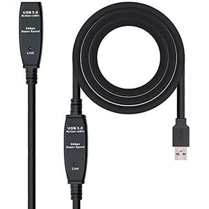 Verlängerungskabel USB 3.0 Typ A auf Typ A, 10 m, Signalverstärkung, ideal für den Anschluss von Geräten über große Entfernungen.