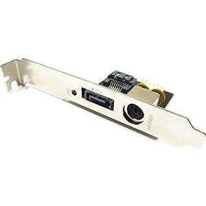 Cablematic - Puerto SATA + Power-Halterung mit LEDs (1-Port) HOST