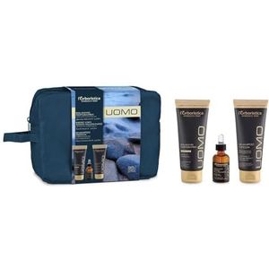L'Erboristica Athena's | Set mit beruhigendem After Shave Balsam, feuchtigkeitsspendend, 100 ml, Gesichtsserum Hyaluronsäure, Lifting und feuchtigkeitsspendend, 30 ml, belebendes und belebendes