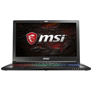 MSI NB GS63VR 7RG-006DE Stealth Pro (39,6 cm/15,6 Zoll/120Hz) Gaming-Laptop (Intel Core i7-7700HQ, 16GB RAM, 256 GB PCIe SSD + 2 TB HDD, Nvidia GeForce GTX 1070, Windows 10 Home) schwarz GS63