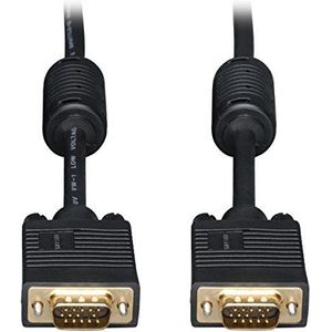 Tripp Lite VGA-Monitor-Koaxkabel, Hohe Auflösung mit RGB-Koax (HD15 M/M) 15 cm/30,5 cm (P502–001) 10.68 m (35-ft.)