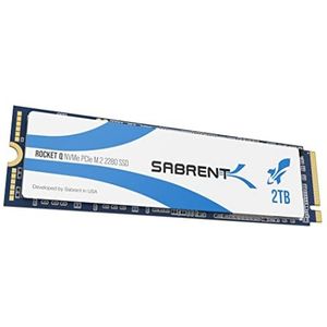 SABRENT M.2 NVMe SSD 2TB, Internes Solid State 3200 MB/s Lesen, PCIe 3.0 2280, intern Festplatte High Performance kompatibel mit PCs, NUCs Laptops und desktops (SB-RKTQ-2TB)