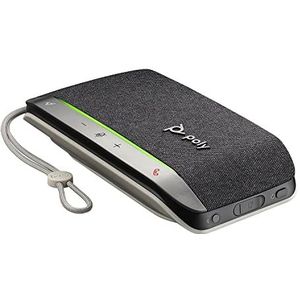 Poly - Sync 20 Bluetooth-/USB-C Konferenzlautsprecher - Persönliche tragbare Freisprecheinrichtung - Geräusch- und Echounterdrückung - Verbindung mit Mobiltelefonen oder Computern - Teams, Zoom