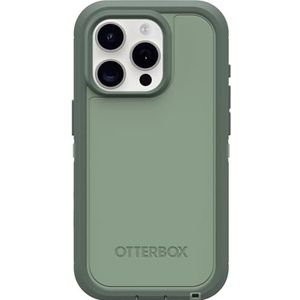 OtterBox Schutzhülle für iPhone 15 Pro (nur Defender Series XT, Smaragd-Insel), Bildschirmlos, robust, rastet an MagSafe mit Schlüsselband