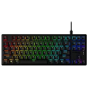 HyperX Alloy Origins Core PBT – TKL Mechanische Gaming-Tastatur, PBT-Tastenkappen, RGB-Beleuchtung, kompakt, Aluminiumgehäuse, anpassbar NGENUITY, Onboard-Speicher, taktiler