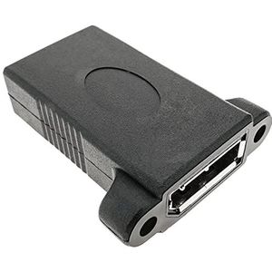 BeMatik - Displayport-Buchse auf Buchse Adapter mit contector für Tafeleinbau