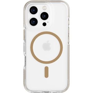 Tech21 EvoCrystal für iPhone 16 Pro kompatibel mit MagSafe - Aufprallschutz Hülle 15x nach Militärstandard getestet - in Gold
