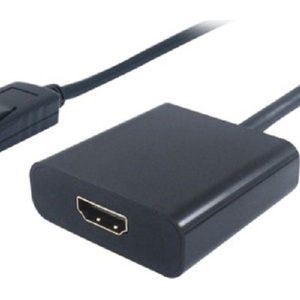 UNIBOS UNDH-100 DisplayPort M auf HDMI F schwarz