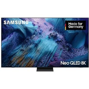 SAMSUNG Neo QLED 8K QN990F 98 Zoll (249 cm) Mini LED, UHD Fernseher, NQ8 AI Gen3 Prozessor, 8K Upscaling Pro, Glare Free, Wireless One Connect, Art Store Galerie, Samsung Vision AI Smart TV (2025)