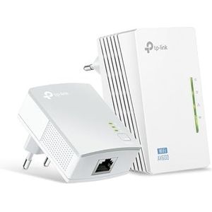 Powerline WiFi – HomePlug AV500 Bridge – WiFi 802.11b/g/n – 2er-Set zur Erweiterung des Netzwerks und zur Verbesserung des Signals zu Hause.
