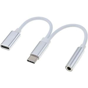 PremiumCord Typ C Buchse zum Aufladen, USB 3.1 Typ C Stecker auf Klinke Jack AUX Audio, für Huawei P20/P20 Pro/P30/P30 Pro, Xiaomi 6/8, Mix 2/3, OnePlus6T ku31zvuk02