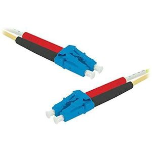 CONNECT 2 m OS2-9/125 LSZH LC/LC Fiber Duplex Patch Schnur – Gelb