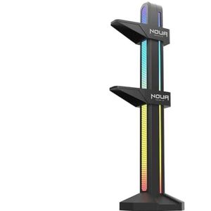 Noua Alibi ARGB 5V 3Pin ABS-Halterung für einstellbare Grafikkarte, RGB-Beleuchtung, einfache Magnetbasis, Halter für bis zu 2 Grafikkarten