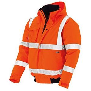texxor Unisex Værdiler Warnschutz Pilotenjacke Whistler wasserdichte winddichte Arbeitsjacke orange L, Orange, M EU