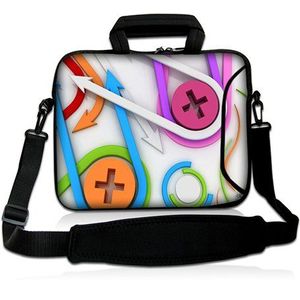 Pedea Design Schutzhülle Notebook Tasche 39,6 cm (15,6 Zoll) mit Schultergurt neopren color buttons