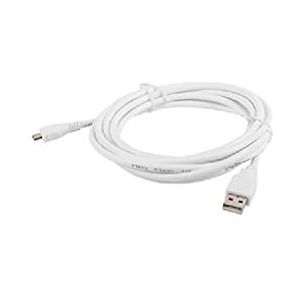 Lanberg CA-USBM-10CC-0030-W USB 2.0 A-Stecker auf USB Micro-B Stecker Kabel, 3m weiß