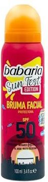 Babaria SunFest Limited Edition LSF 50, 100 ml, fortschrittlicher Sonnenschutz, sofortige Feuchtigkeit und Frische für alle Hauttypen, wasserfest