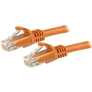 StarTech.com 3m Cat6 UTP RJ45 Gigabit Patchkabel Snagless - Cat 6 Netzwerkkabel mit Schutzmanschette - Cat.6 Patch-Kabel - Orange