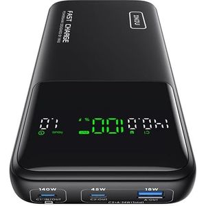 INIU Power Bank, 27000mAh 140W Power Bank Klein Aber Stark USB C Input & Output for Phone & Laptop, Externer Handyakkus für MacBook Pro Steam Deck iPhone 16 15 14 13 12 Pro Samsung S23 iPad etc