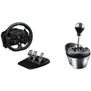 Logitech G923 TRUEFORCE Gaming & Thrustmaster TH8A Shifter – Realistische High-End-Gangschaltung