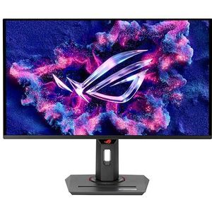 ASUS ROG Strix OLED XG27UCDMG - 27 Zoll 4K UHD Gaming Monitor - 240 Hz, 0.03ms GtG, G-Sync, FreeSync, AdaptiveSync, DisplayHDR 400TB - 16:9, 3840x2160, DP 1.4 DSC, HDMI 2.1, 90W USB-C, USB-Hub, Ergo.
