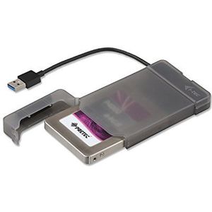i-tec 3G60060 MySafe USB 3 Easy, externes 6.4 cm / 2.5"" Festplattengehäuse,für SATA I/II/III I/II/III HDD SSD, Schwarz