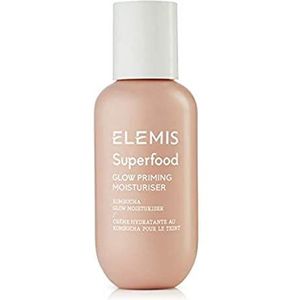 Elemis Superfood Glow Priming Feuchtigkeitscreme, Illuminierende Feuchtigkeitscreme, Tägliche Präbiotische Pflege, Frischer und Strahlender Teint, 60 ml