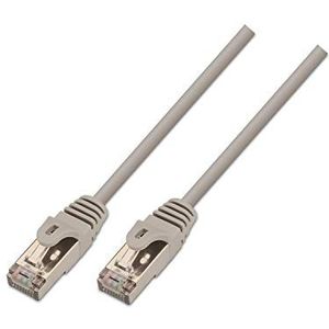 AISENS A136 – 0274 – Brauseschlauch RJ45-Patchkabel (1 m, 10/100/1000 Mbit/s, Switch/Router/Modem/Patchpanel/Patchfeld/Access Point/Champs-) grau
